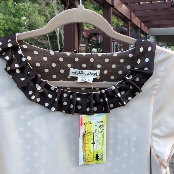 🌺 Lila’s Closet; BNWT! “Barbie” Style; Dot Vintage Look Dress; Misses Sz. Sm!! - Picture 5 of 8